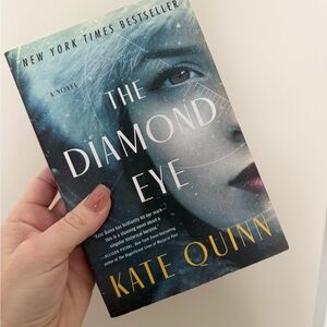 kate quinn The Diamond Eye — Teal and Gold Cover